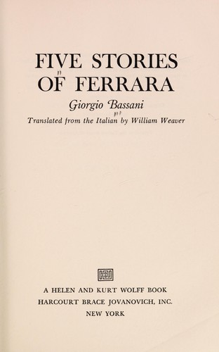 Five Stories of Ferrara