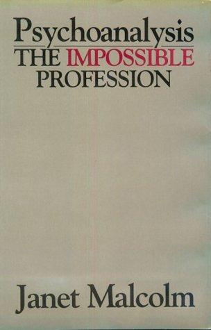 Cover of Psychoanalysis: The Impossible Profession
