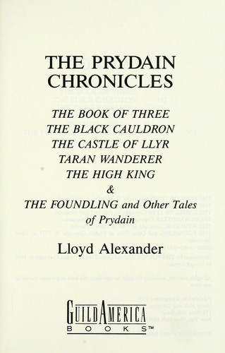 The Chronicles of Prydain Boxed Set cover