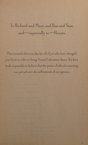 Cover of Animal Liberation
