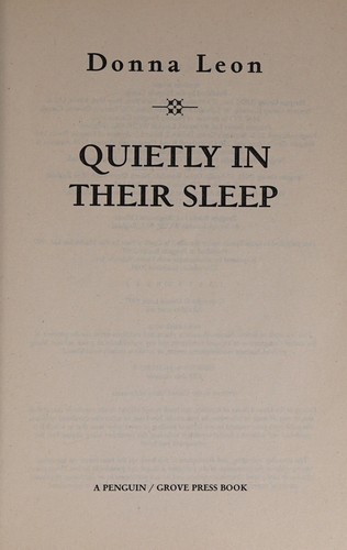 Quietly in Their Sleep cover