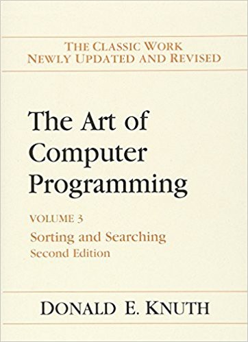Cover of The Art of Computer Programming: Volume 3