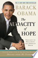 The Audacity of Hope: Thoughts on Reclaiming the American Dream
