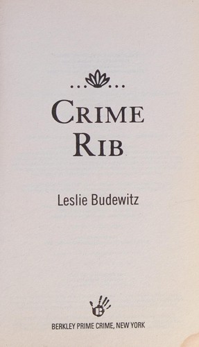 Crime Rib cover