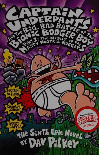 Captain Underpants and the Big, Bad Battle of the Bionic Booger Boy, Part 1 cover