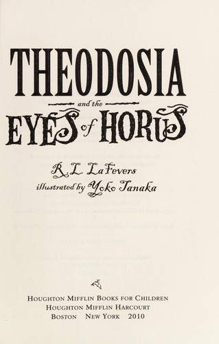Cover of Theodosia and the Eyes of Horus