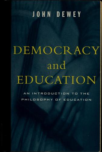 Cover of Democracy and Education