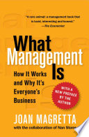 What Management Is