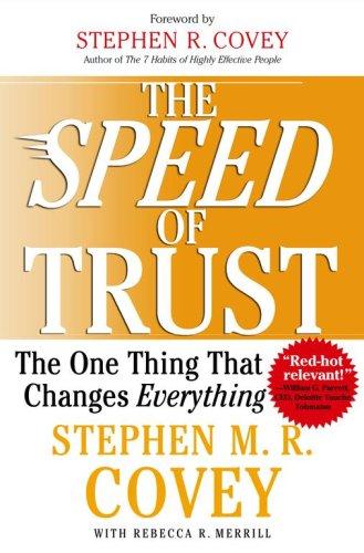 Cover of The SPEED of Trust