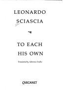 To Each His Own