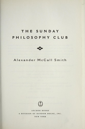 The Sunday Philosophy Club
