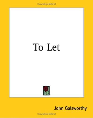 To Let cover