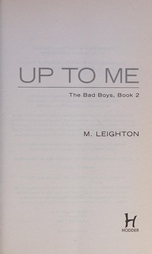 Up to Me cover