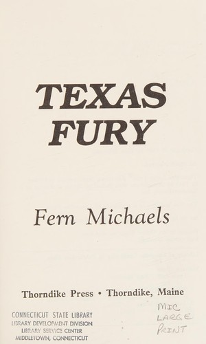 Cover of Texas Fury