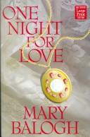 Cover of One Night for Love