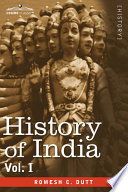 Cover of History of India: From the Earliest Times to the Sixth Century B.c. (1)