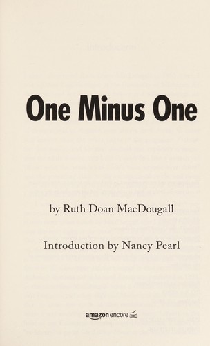One Minus One cover