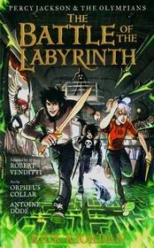The Battle of the Labyrinth the Graphic Novel cover