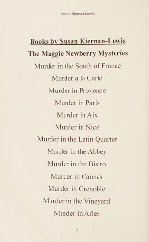 Murder in the South of France cover
