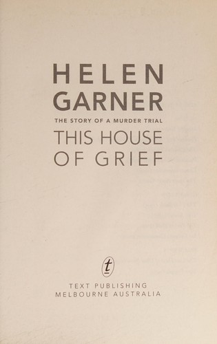 This House of Grief