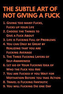 Cover of Subtle Art of Not Giving a Fuck