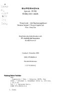 Supernova: Petir cover